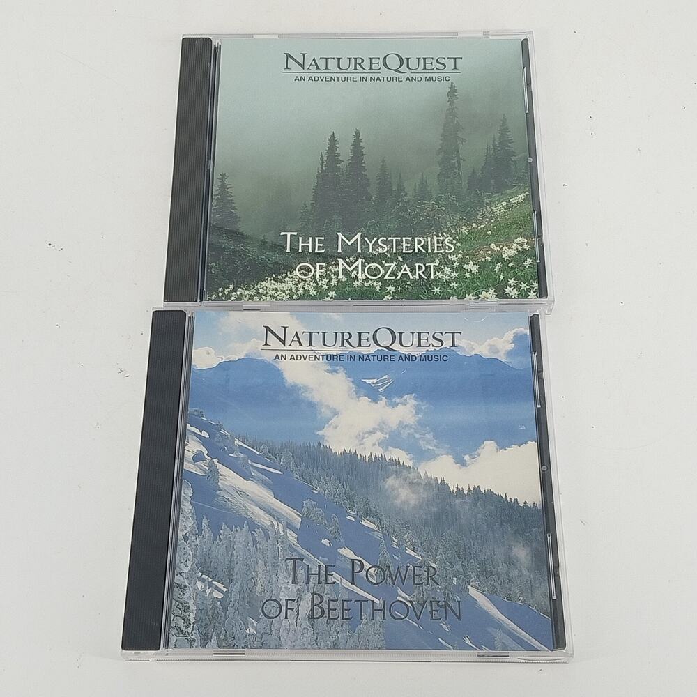 NatureQuest Mysteries Of Mozart & Power Of Beethoven 2 CD Classic Nature Sounds